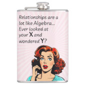 人間関係は代数Quipと同おもしろいじ フラスク (正面)