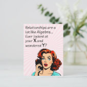 人間関係は代数Quipと同おもしろいじ ポストカード (スタンド正面)