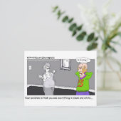 人間関係オボーイ!!カーおもしろいド、マグカップ、ギフト ポストカード (スタンド正面)