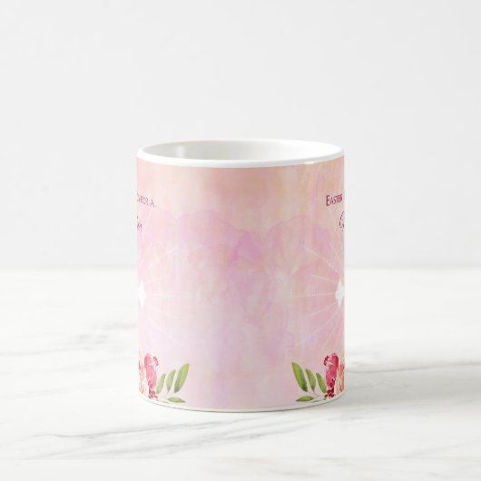 人間関係カスタム宗教的イースター恵み コーヒーマグカップ (中央)