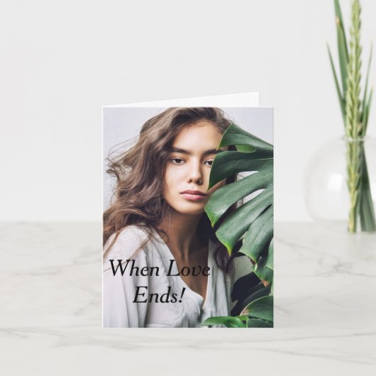 人間関係カードのタイトル/恋が終わったら! カード (正面)