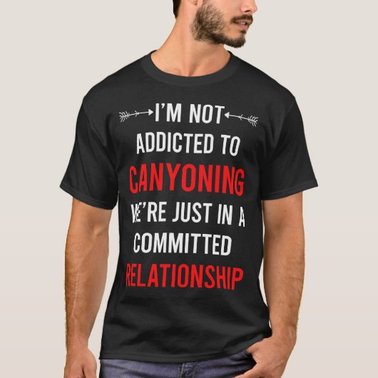 人間関係キャニオニング米化 Tシャツ (正面)