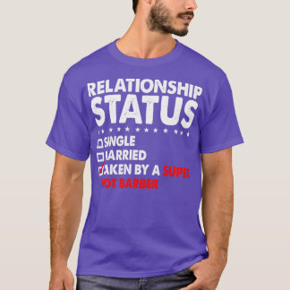 人間関係ステータスすごい取得ホット理容師おもしろいV Tシャツ