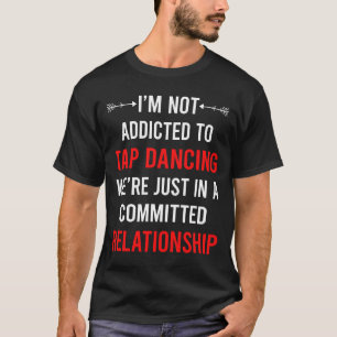 人間関係タップダンス踊り Tシャツ