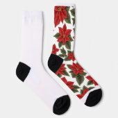 人間関係ファミリーイラストレーションウィンターフラワー ソックス (右)