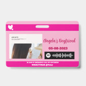 人間関係ライセンスカード バッジ (Back)