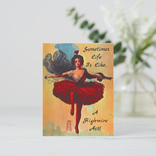 人間関係リンゴライフはハイワイヤ行為PCのようなものである ポストカード (スタンド正面)