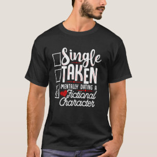 人間関係状態デートすることA架空のCh Tシャツ