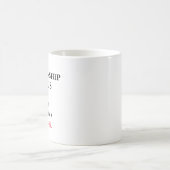 人間関係状態消音器 コーヒーマグカップ (中央)