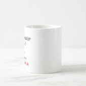 人間関係状況タクシー運転手 コーヒーマグカップ (中央)