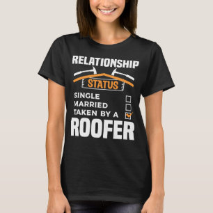 人間関係独身のの結婚した屋根の状態 Tシャツ
