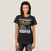 人間関係独身のの結婚した屋根の状態 Tシャツ (正面フル)