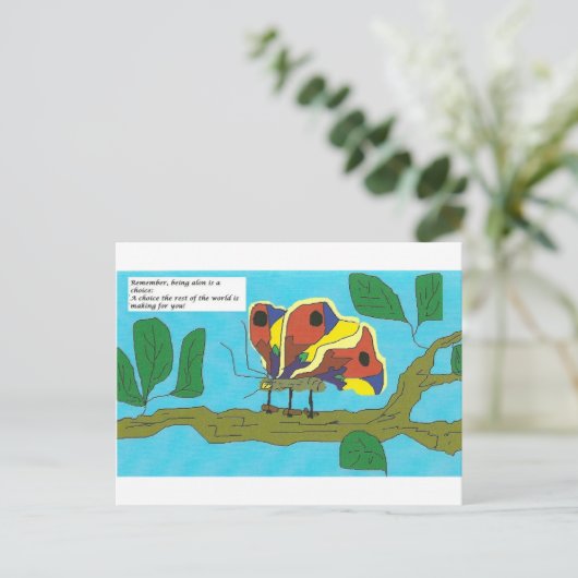 人間関係 ポストカード (スタンド正面)