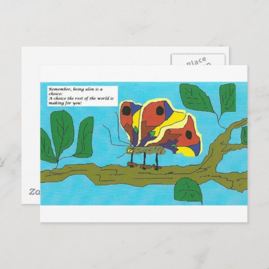 人間関係 ポストカード (正面/裏面)