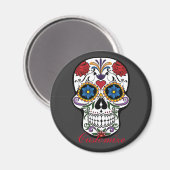 人間飾スカルアートサンダー_コーブ マグネット (正面/裏面)