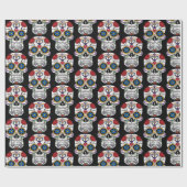 人間飾スカルアートサンダー_コーブ ラッピングペーパー (フラット)