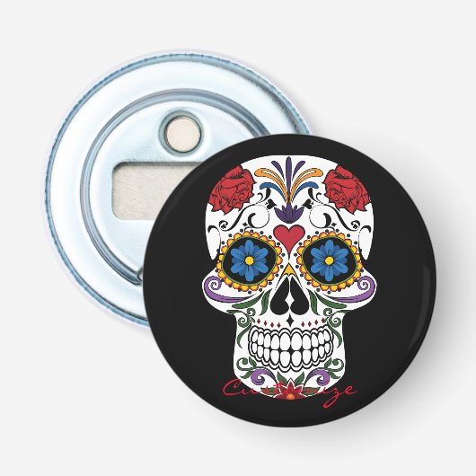 人間飾スカルアートサンダー_コーブ 栓抜き (正面)