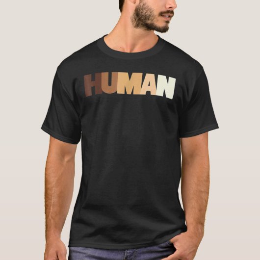 人間100色Lgbt変化プライドデイメラニン Tシャツ (正面)