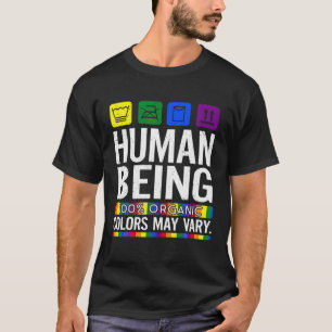 人間100%の色がLGBTオーガニックの原色を変える可能性 Tシャツ