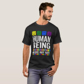 人間100%の色がLGBTオーガニックの原色を変える可能性 Tシャツ (正面フル)