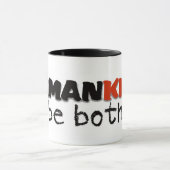 人間 マグカップ (中央)