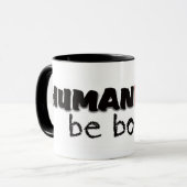 人間 マグカップ (正面左)