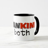 人間 マグカップ (正面右)