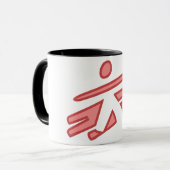 人間 マグカップ (正面左)