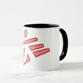 人間 マグカップ (正面右)