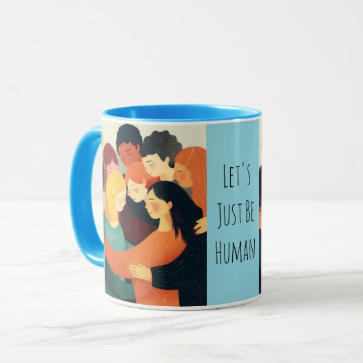 人間 マグカップ (正面左)