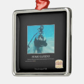 人間 メタルオーナメント (左)