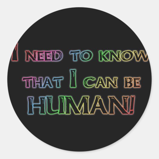 人間 ラウンドシール (正面)