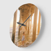 人間 ラージ壁時計 (傾斜)