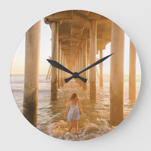 人間 ラージ壁時計 (正面)