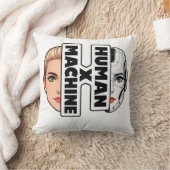 人間 × 機械 クッション (ブランケット)