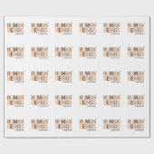 人間:色は異なる場合がある ラッピングペーパー (フラット)