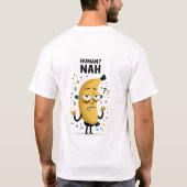 人間?違うね 面白い 黄色い エイリアン キャラクター ギフト Tシャツ (裏面)