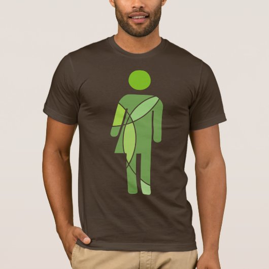 人間 Tシャツ (正面)