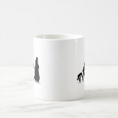 人間Evolution_11 モーフィングマグカップ (中央)