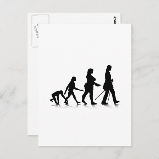 人間Evolution_8 ポストカード (正面/裏面)