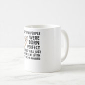 人離れに贈り物を残し誇りを持ったて手に離れ持つ コーヒーマグカップ (正面右)