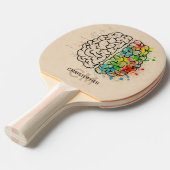 人離れ間の脳の個人設定 卓球ラケット (正面アングル)