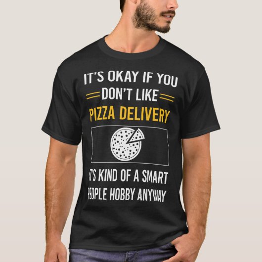 人頭が切れる々のピザ配信 Tシャツ (正面)