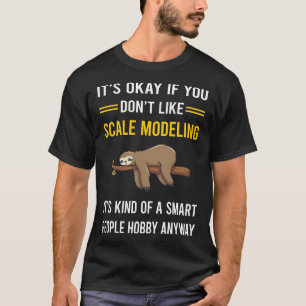 人頭が切れるスケールのモデリング Tシャツ