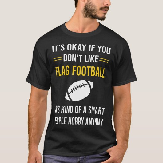 人頭が切れる旗サッカー Tシャツ (正面)