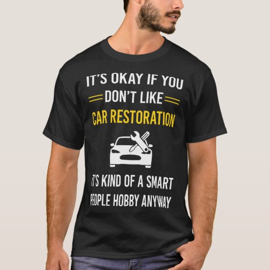 人頭が切れる車の復旧 Tシャツ (正面)