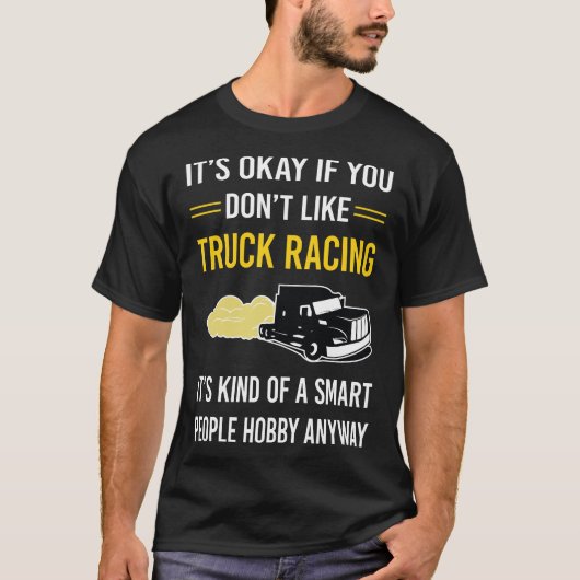 人頭が切れる車レース Tシャツ (正面)