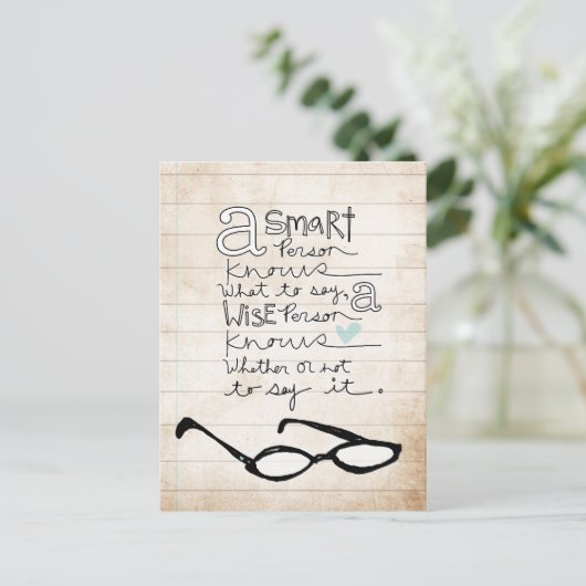 人頭が切れる... ポストカード (スタンド正面)