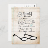 人頭が切れる... ポストカード (正面/裏面)