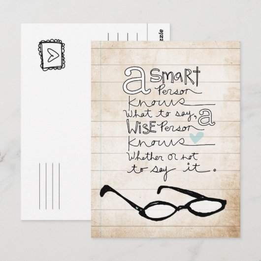 人頭が切れる... ポストカード (正面/裏面)